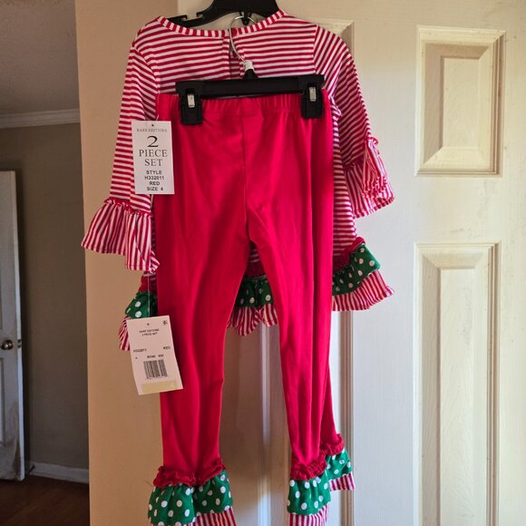 Rare Editions size 4 holiday 2 piece set. NWT, very cute & whimsical - Picture 2 of 5